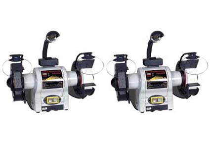 Двухдисковый шлифовальный станок с подсветкой BKL-1500